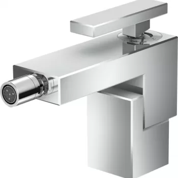 Baterie bideu crom cu ventil click-clack inclus Hansgrohe Axor Edge imagine