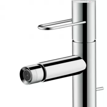 Baterie bideu crom cu ventil pop-up inclus Hansgrohe Axor Uno imagine