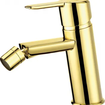 Baterie bideu cu ventil auriu Deante, Arnika imagine