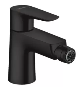 Baterie bideu cu ventil culoare negru Hansgrohe, Talis Select E imagine