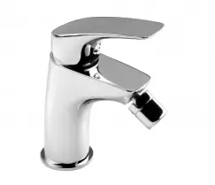 Baterie bideu culoare crom Deante cu ventil inclus, Cynia imagine