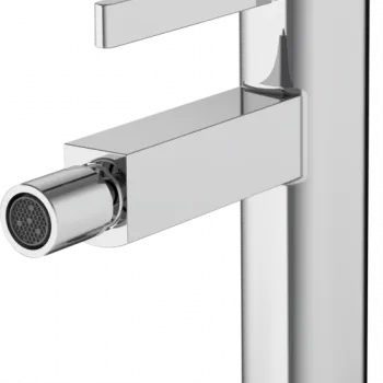 Baterie bideu culoare crom lucios cu ventil inclus Hansgrohe Finoris 76200000 imagine