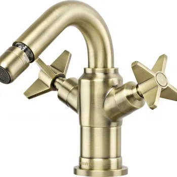 Baterie bideu Deante Temisto bronz periat imagine