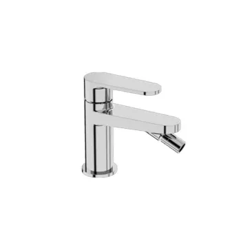 Baterie bideu din alama sanitara, crom lucios, pipa 12,3 cm, aerator ajustabil, LaVita Coral imagine