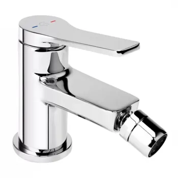 Baterie bideu FDesign Seppia cu ventil, crom lucios imagine