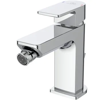 Baterie bideu Ideal Standard Edge crom lucios cu ventil inclus imagine