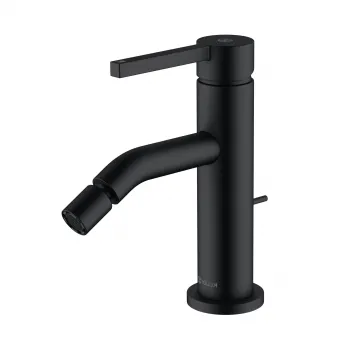 Baterie bideu Kludi Nova Fonte cu ventil inclus, negru mat imagine