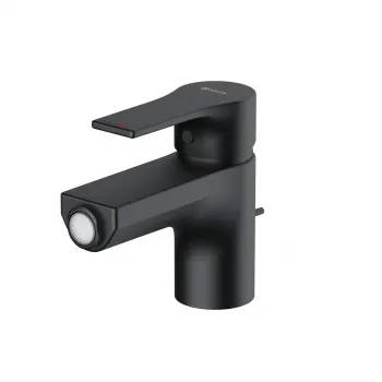 Baterie bideu Kludi Zenta SL cu ventil inclus, negru mat imagine