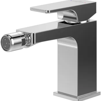 Baterie bideu, ventil cu tija inclus, crom, Villeroy  Boch  Architectura Square imagine