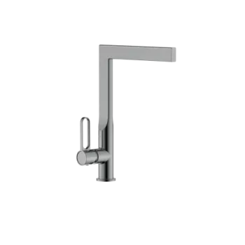 Baterie bucatarie, gun metal, monocomanda, FDesign Zaffiro imagine