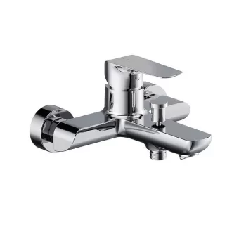 Baterie cada Cersanit City, crom lucios imagine