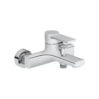 Baterie cada Cersanit Zip, crom lucios imagine