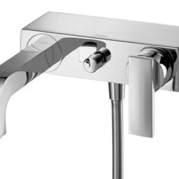 Baterie cada crom Hansgrohe Axor Citterio imagine