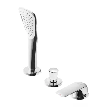 Baterie cada cu 3 orificii Kludi Ameo crom lucios imagine