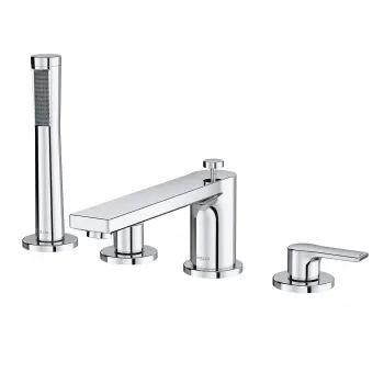 Baterie cada cu 4 orificii Kludi Zenta SL crom lucios imagine