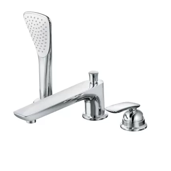 Baterie cada culoare crom cu 3 orificii Kludi Balance imagine