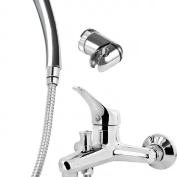 Baterie cada-dus Deante Joko cu set de dus crom lucios imagine