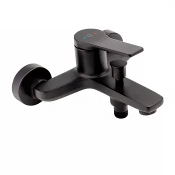 Baterie cada - dus FDesign Seppia, monocomanda, negru mat imagine