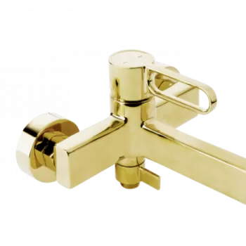 Baterie cada - dus FDesign Zaffiro, monocomanda, auriu lucios imagine