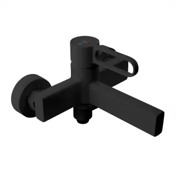 Baterie cada - dus FDesign Zaffiro, monocomanda, negru mat imagine