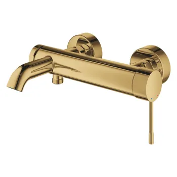 Baterie cada-dus Grohe Essence auriu lucios Cool Sunrise imagine