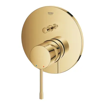 Baterie cada-dus incastrata Grohe Essence pentru corp ingropat auriu lucios Cool Sunrise imagine