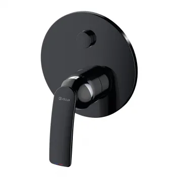 Baterie cada-dus incastrata Kludi Balance pentru corp ingropat negru mat imagine