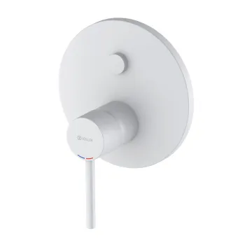 Baterie cada-dus incastrata Kludi Bozz pentru corp ingropat alb mat imagine