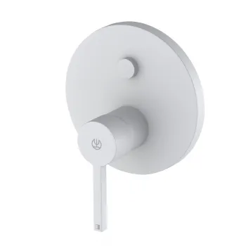 Baterie cada-dus incastrata Kludi Nova Fonte pentru corp ingropat alb mat imagine