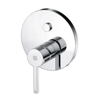 Baterie cada-dus incastrata Kludi Nova Fonte pentru corp ingropat crom lucios imagine