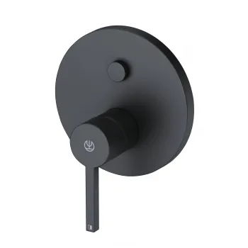 Baterie cada-dus incastrata Kludi Nova Fonte pentru corp ingropat negru mat imagine