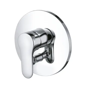 Baterie cada-dus incastrata Kludi Objekta pentru corp ingropat, crom lucios imagine