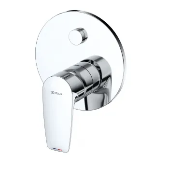 Baterie cada-dus incastrata Kludi PureSolid pentru corp ingropat crom lucios imagine