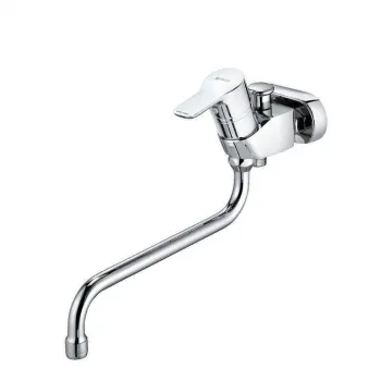 Baterie cada-dus Kludi PureEasy pipa pivotanta, crom lucios imagine