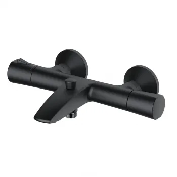 Baterie cada-dus termostatata Kludi Zenta SL negru mat imagine