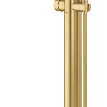 Baterie cada freestanding cu set de dus Grohe Essence, auriu periat, Grohe Essence imagine