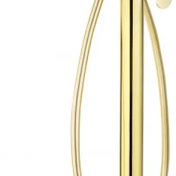 Baterie cada freestanding culoare auriu lucios Deante Alpinia imagine