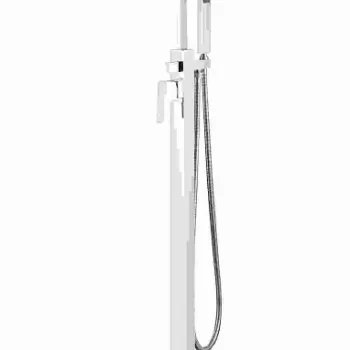 Baterie cada freestanding culoare crom Besco Modern II imagine