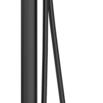 Baterie cada freestanding culoare neagra Deante Silia imagine