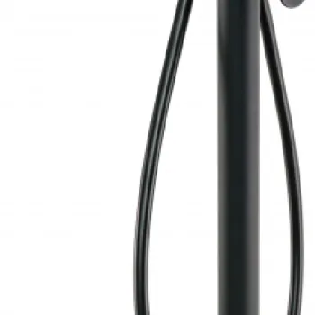 Baterie cada freestanding culoare negru mat Deante Alpinia imagine