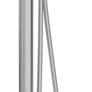 Baterie cada freestanding culoare otel slefuit Deante Silia imagine