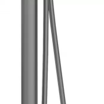 Baterie cada freestanding culoare titan Deante Silia imagine