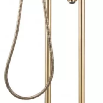 Baterie cada freestanding FDesign Lacrima, bronz periat imagine