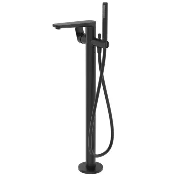 Baterie cada freestanding Ideal Standard Tonic II negru mat imagine