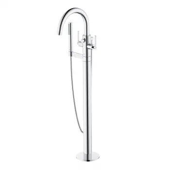 Baterie cada freestanding Kludi Nova Fonte crom lucios imagine