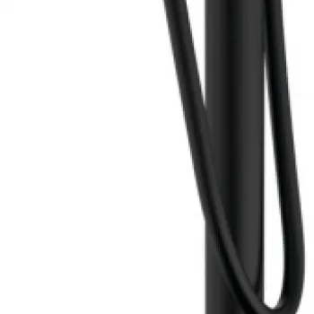 Baterie cada freestanding negru mat Hansgrohe Vivenis imagine