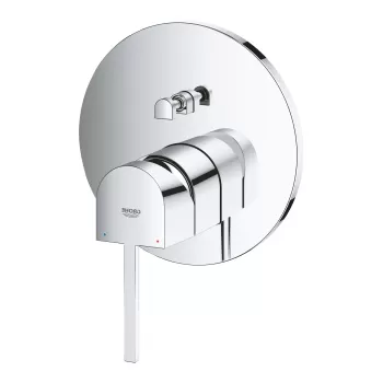 Baterie cada incastrata culoare crom Grohe Plus imagine