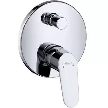 Baterie cada incastrata culoare crom Hansgrohe, Focus imagine