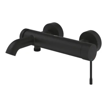 Baterie cada negru mat Phantom Black, Grohe Essence imagine