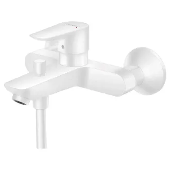 Baterie cada sau dus alba Hansgrohe, Talis Select E imagine